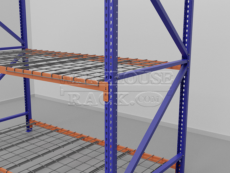 3 Level 144w x 48d x 144h Pallet Racking with Wire Decking Starter